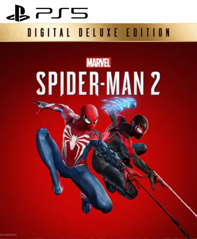 Portada de Marvel’s Spider-Man 2 Digital Deluxe Edition PS5 ESPAÑOL LATINO