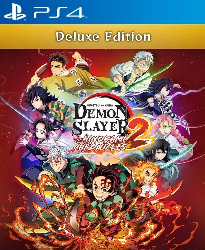 Portada de Demon Slayer Hinokami Chronicles 2 Deluxe Edition