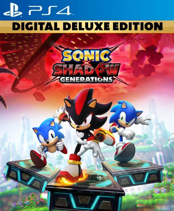 Portada de SONIC X SHADOW GENERATIONS Digital Deluxe Edition