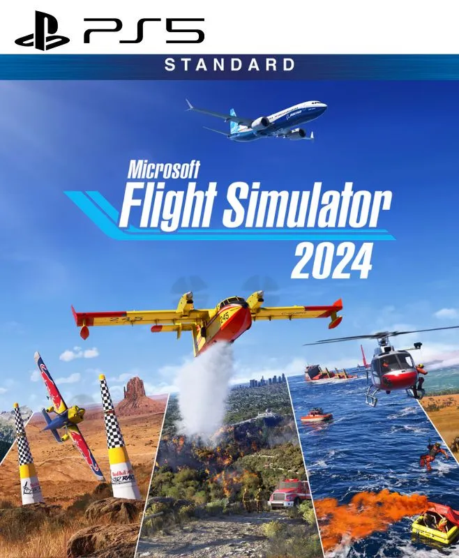 Portada de Microsoft Flight Simulator 2024 Standard PS5