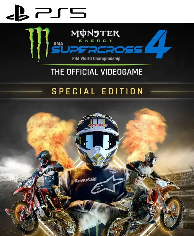 Portada de Monster Energy Supercross 4 - Special Edition PS5