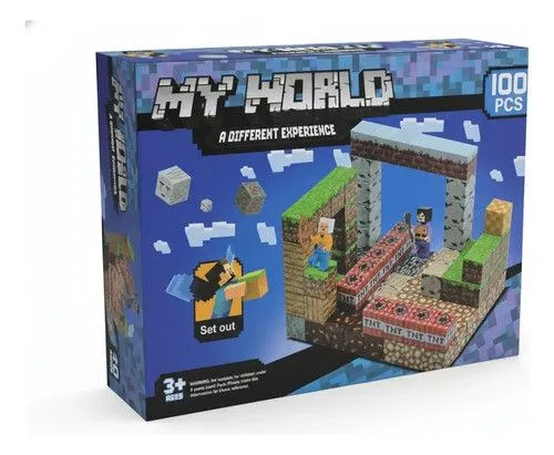 Portada de BLOQUES MAGNETICO CONSTRUCCION MY WORLD 100PCS