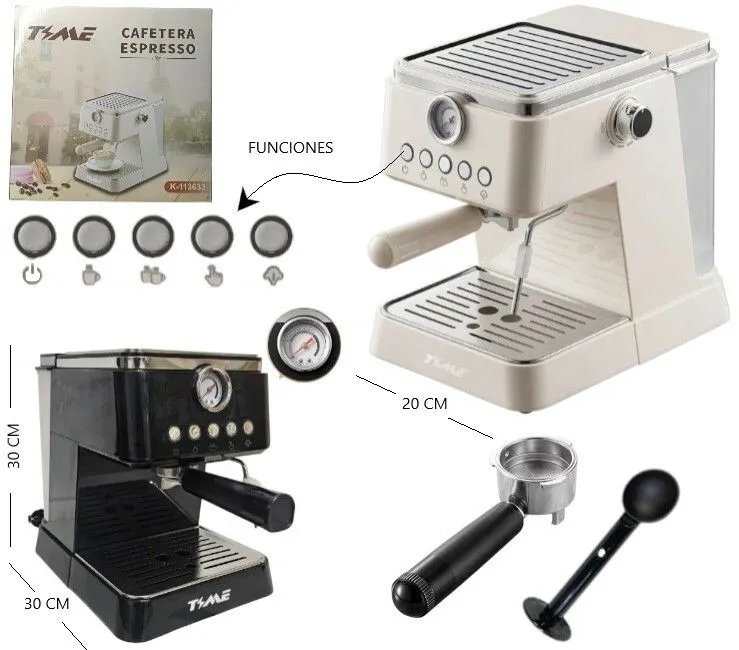 Portada de CAFETERA EXPRESSO 20BAR 1350W 1.5L