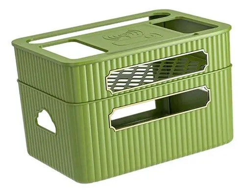 Portada de CAJA ORGANIZADORA APILABLE 31,5*20*22 CM