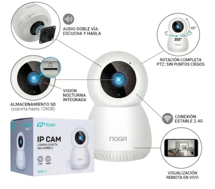 Portada de CAMARA IP NOGA 2.4G 480P