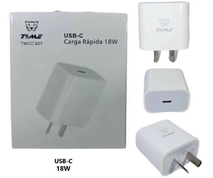 Portada de CARGADOR TIME USB TIPO C 18W