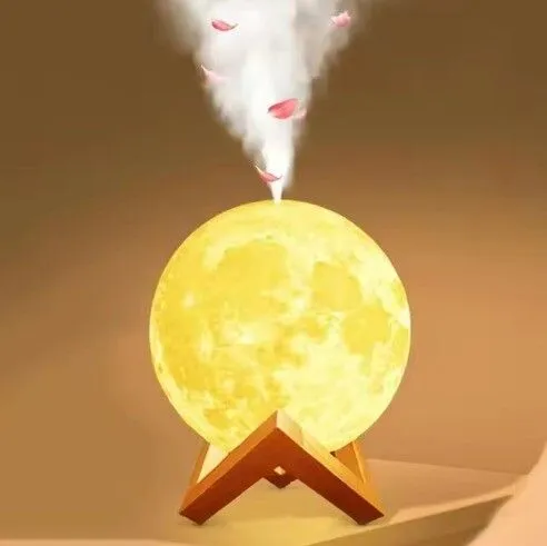 Portada de Difusor Humidificador Velador Luna
