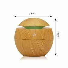 Portada de HUMIDIFICADOR ESFERA SIMIL MADERA LIGHT BROWN