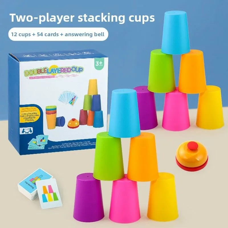 Portada de JUEGO DE MESA VASOS APILABLES