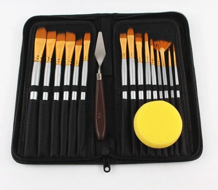 Portada de KIT 15 PINCELES ARTISTICO
