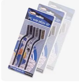 Portada de KIT CEPILLOS 3PCS ACERO INOX