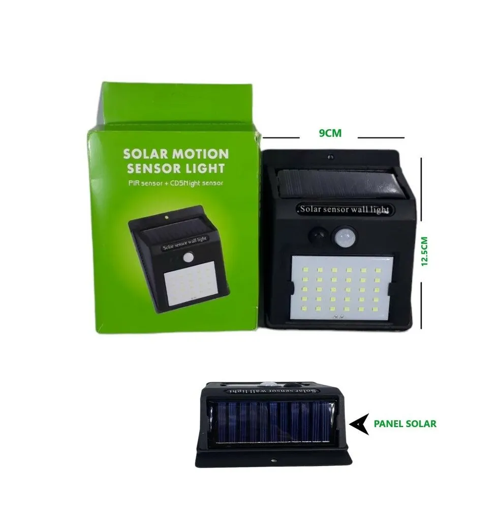 Portada de KM-6030 REFLECTOR SOLAR CON SENSOR 30LED