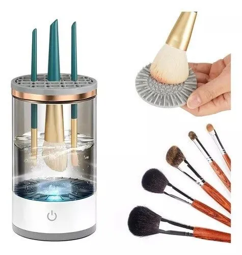 Portada de LIMPIADOR BROCHAS MAQUILLAJE USB
