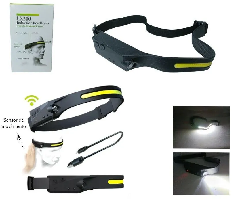 Portada de LINTERNA MINERA LED Y SENSOR 3626