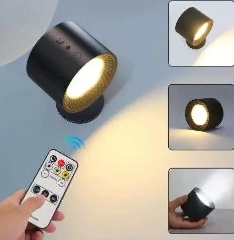 Portada de LUZ DE PARED NOCTURA 3 TONOS NEGRO