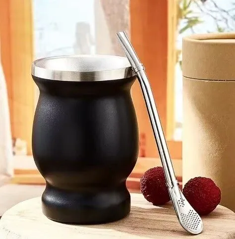 Portada de MATE ACERO 260ML BOMBILLA