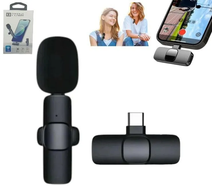 Portada de MICROFONO CORBATERO PARA CELULAR K9