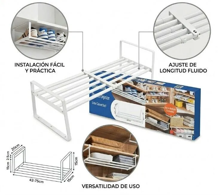 Portada de ORGANIZADOR MULTIUSO AJUSTABLE