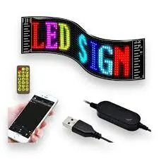 Portada de PANEL LED FLEXIBLE CON APP INTEGRADA 512 LED 17X7C x 60unid