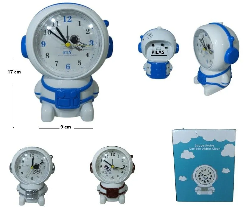 Portada de R-121036 RELOJ DESPERTADOR ASTRONAUTA