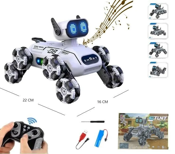 Portada de RBT-1 JUEGUETE PERRO ROBOT ACROBATICO C/CONTROL