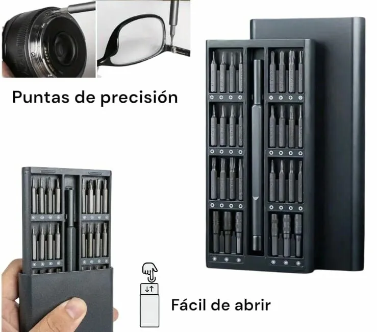 Portada de SET DE DESTORNILLADOR DE PRECISION 48 EN 1