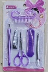 Portada de SET MANICURA BLISTER 6 PCS CEPILLO
