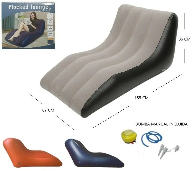 Portada de SOFA CAMA PUFF INFLABLE
