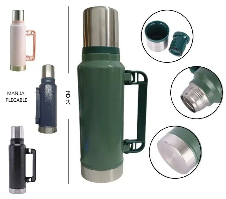 Portada de TERMO DE ACERO CON MANIJA 1200 L