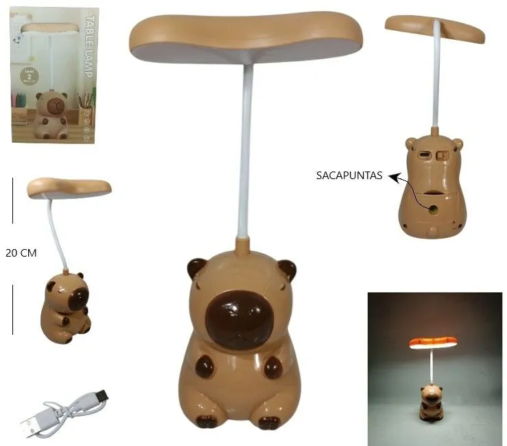 Portada de VELADOR CAPYBARA CON SACAPUNTAS