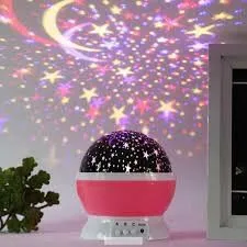 Portada de VELADOR ESFERA GIRATORIA ROSA