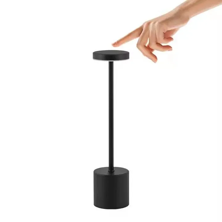 Portada de VELADOR RECARGABLE TOUCH 3 TONOS NEGRO