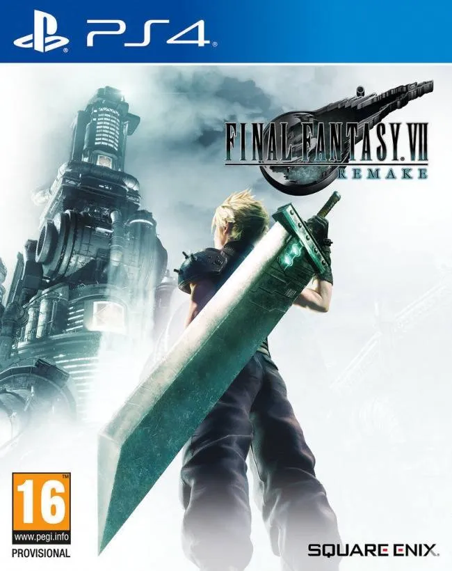Portada de FINAL FANTASY VII REMAKE PS4