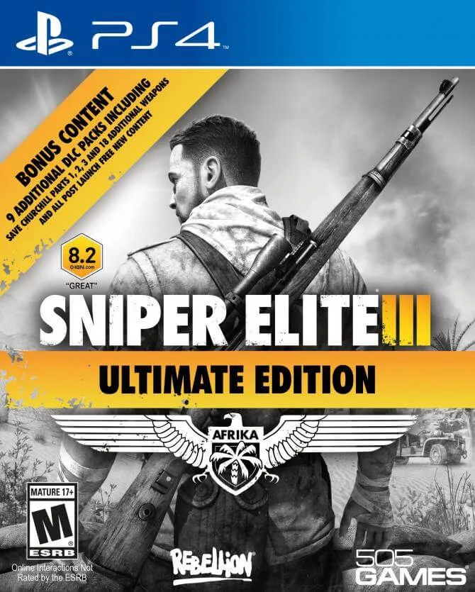 Portada de Sniper Elite 3 Ultimate Edition
