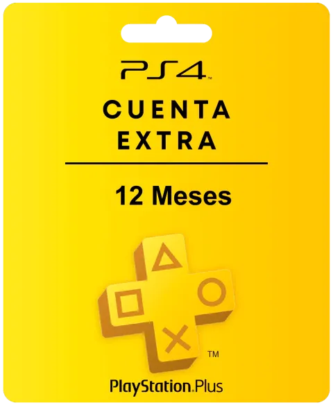 Portada de PlayStation Plus Extra - 12 Meses - PS4