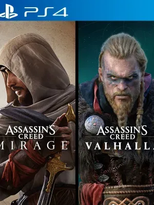 Portada de Assassin's Creed Mirage & Valhalla Bundle