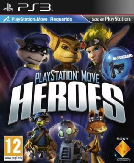 Portada de PLAYSTATION MOVE HEROES
