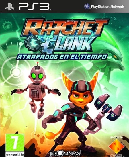 Portada de RATCHET AND CLANK A CRACK IN TIME