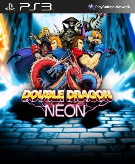 Portada de Double Dragon Neon