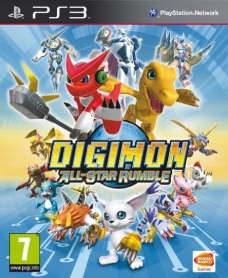 Portada de Digimon All Star Rumble