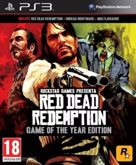 Portada de RED DEAD REDEMPTION GAME OF THE YEAR