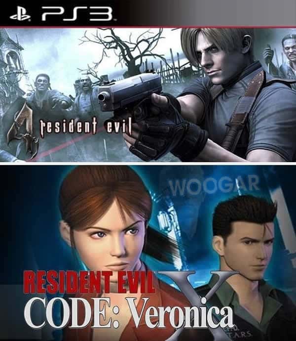 Portada de RESIDENT EVIL 4 + CODE VERONICA X