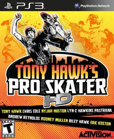 Portada de TONY HAWKS PRO SKATER HD