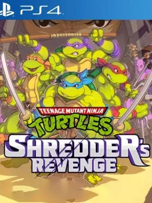 Portada de Teenage Mutant Ninja Turtles: Shredder's Revenge PS4